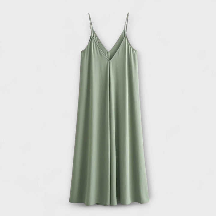 Maxi obleka na slip