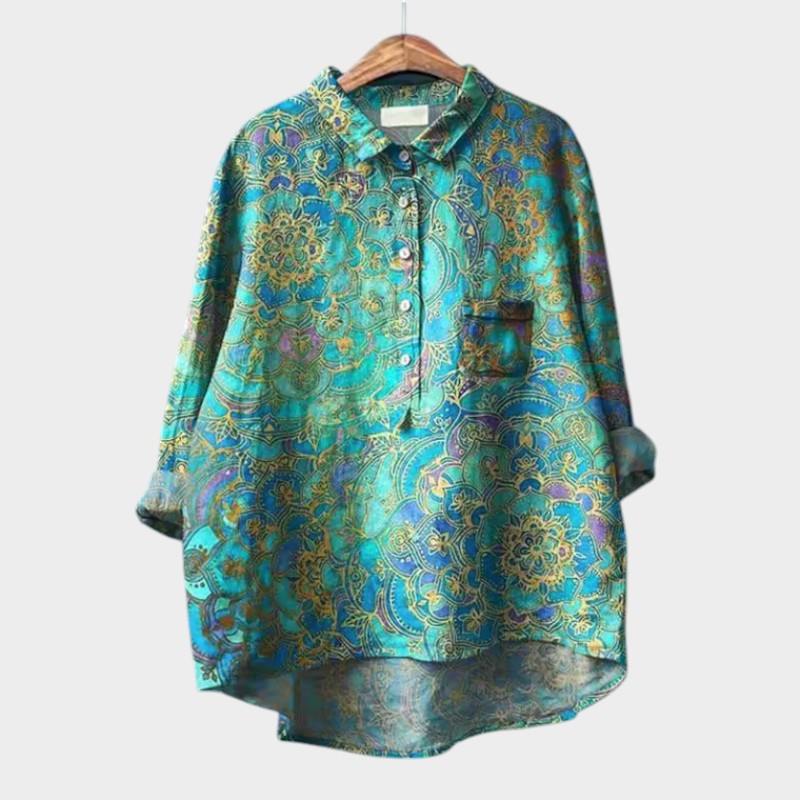 Ivonne | Premium bluza s cvetličnimi vzorci
