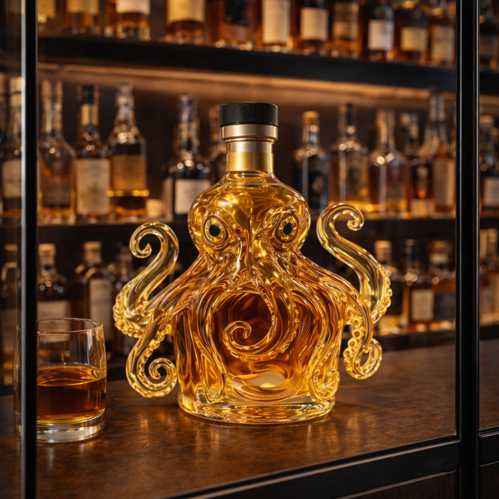 Whisky steklenica - Octopus izdaja
