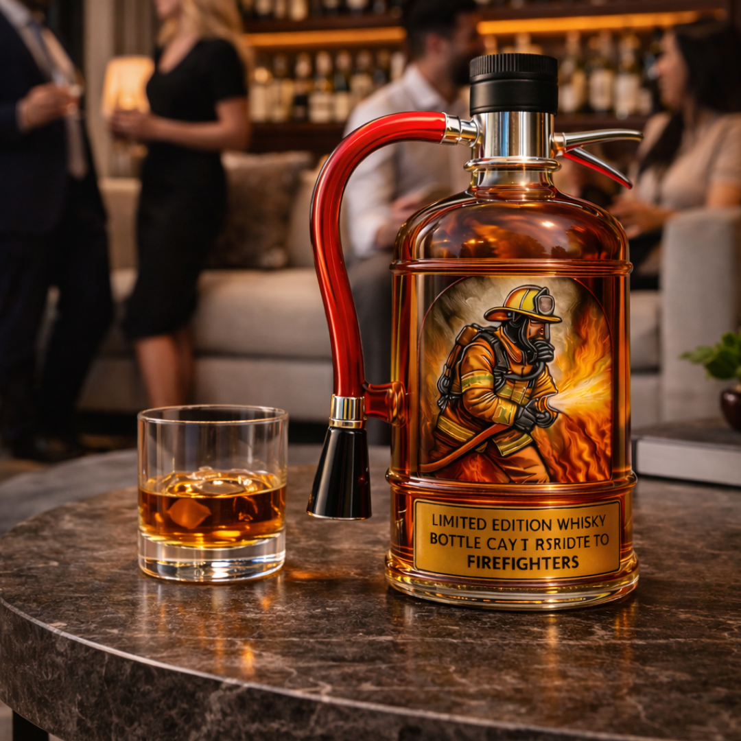 Whisky steklenica - Izdaja gasilca
