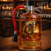 Whisky steklenica - Izdaja gasilca