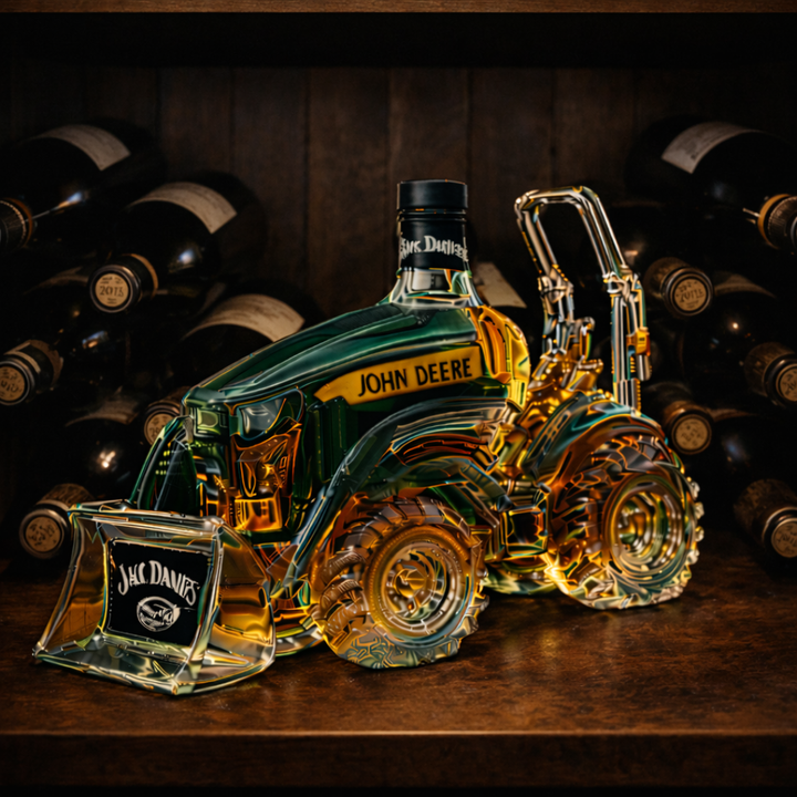 Jack Daniel's Whisky Steklenica - Traktor Izdaja