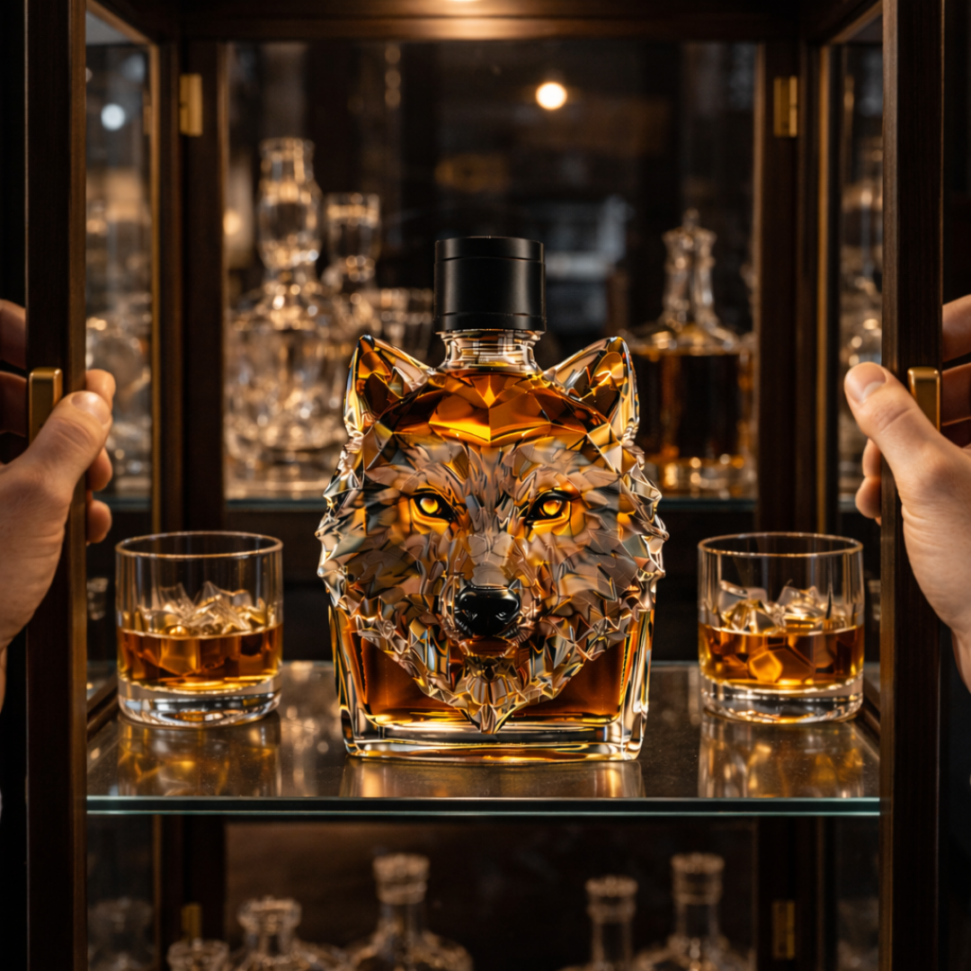 Whisky steklenica - Wolf Edicija
