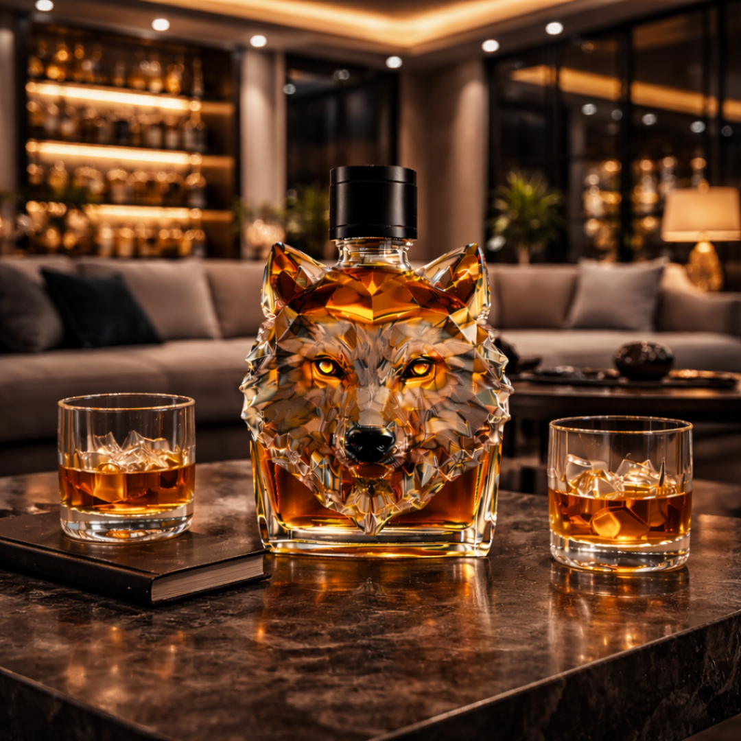 Whisky steklenica - Wolf Edicija