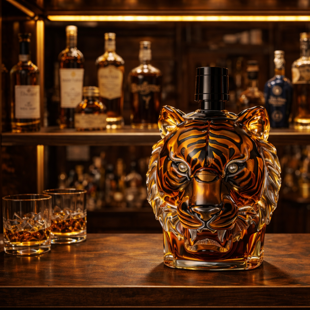 Whisky steklenica - Tiger izdaja