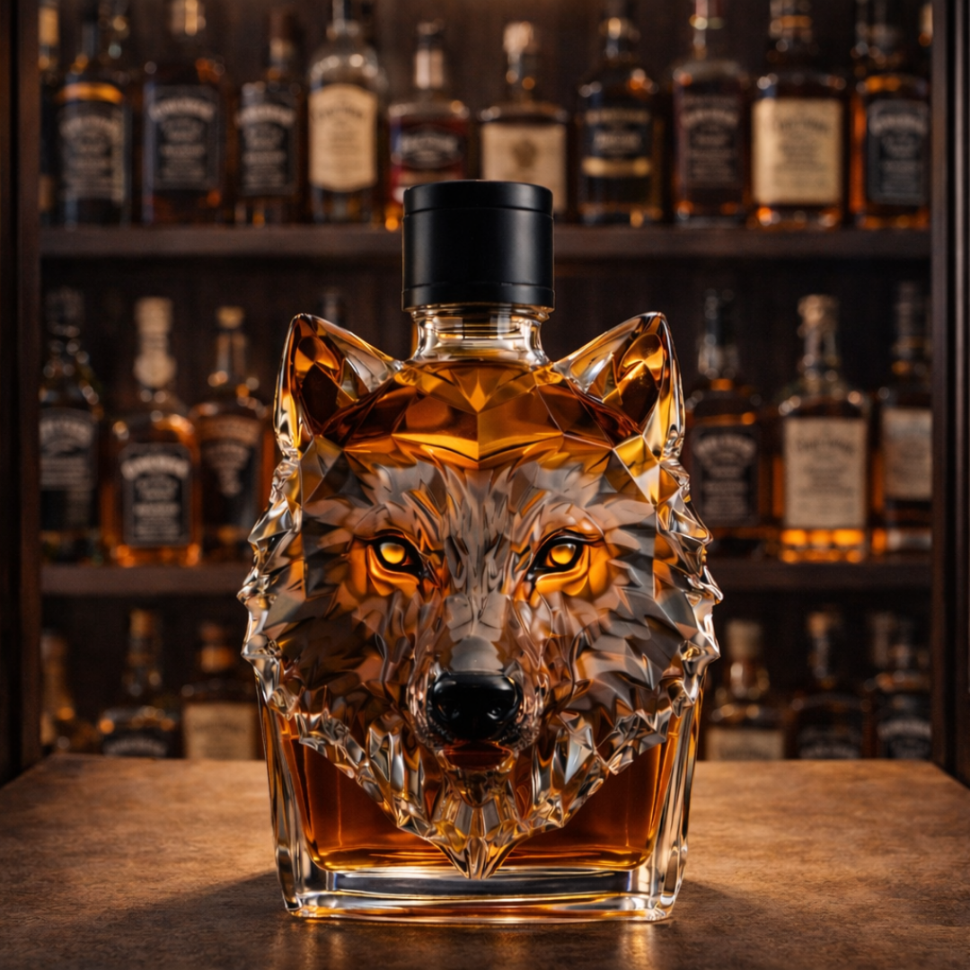 Whisky steklenica - Wolf Edicija