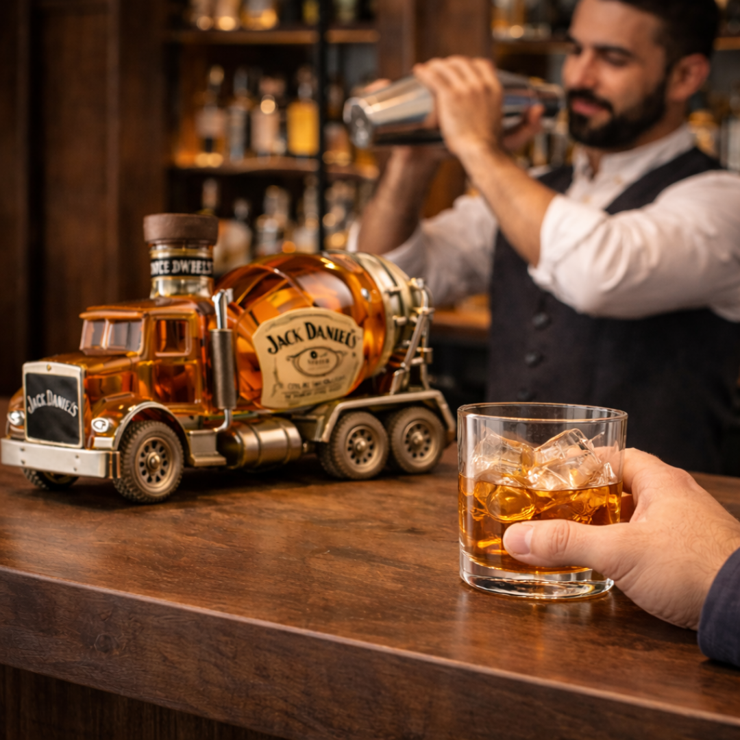 Whisky steklenica Jack Daniel's - Tovornjak Edicija