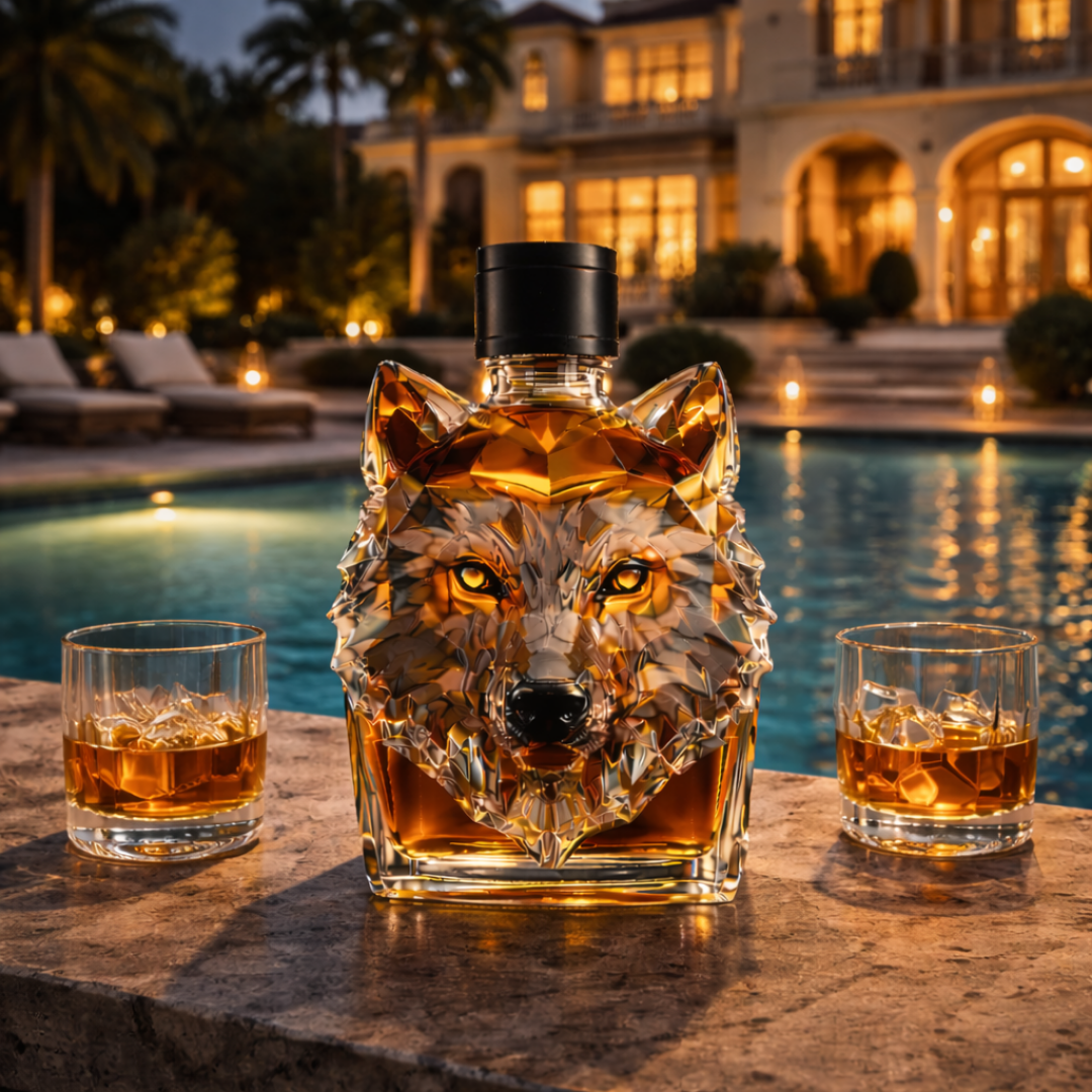 Whisky steklenica - Wolf Edicija