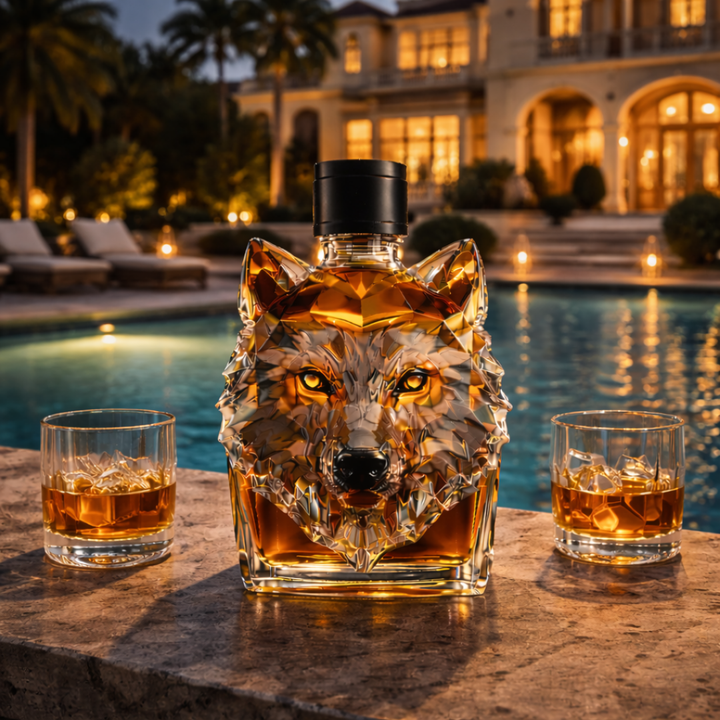 Whisky steklenica - Wolf Edicija