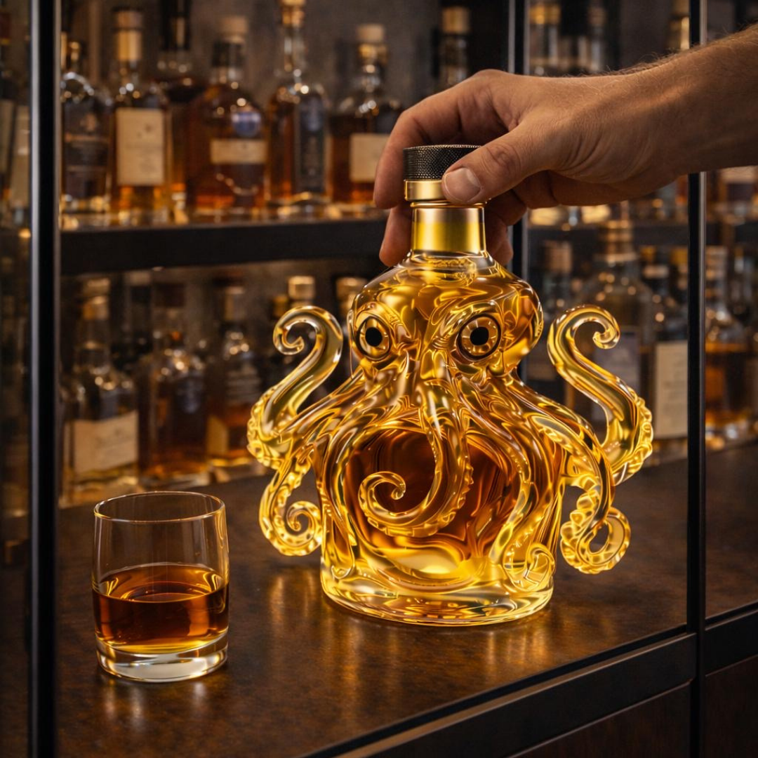 Whisky steklenica - Octopus izdaja