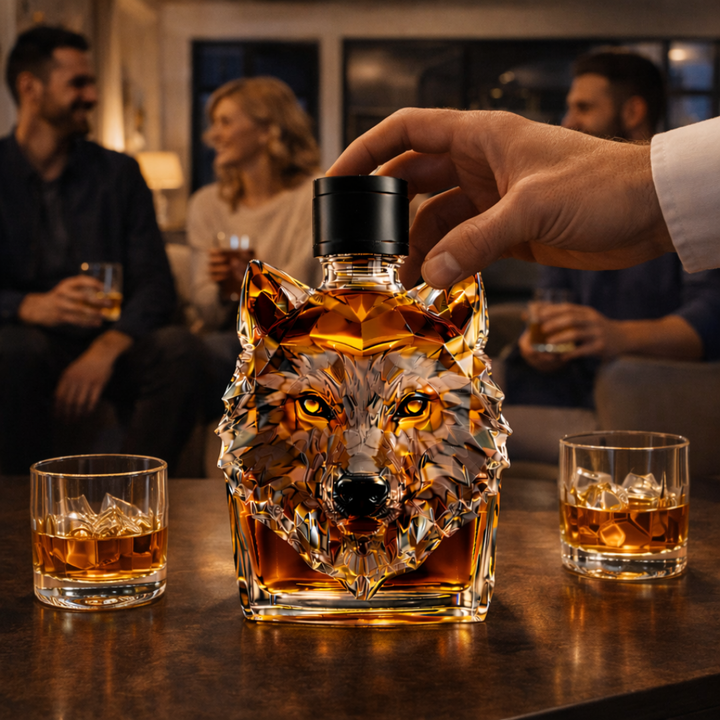 Whisky steklenica - Wolf Edicija