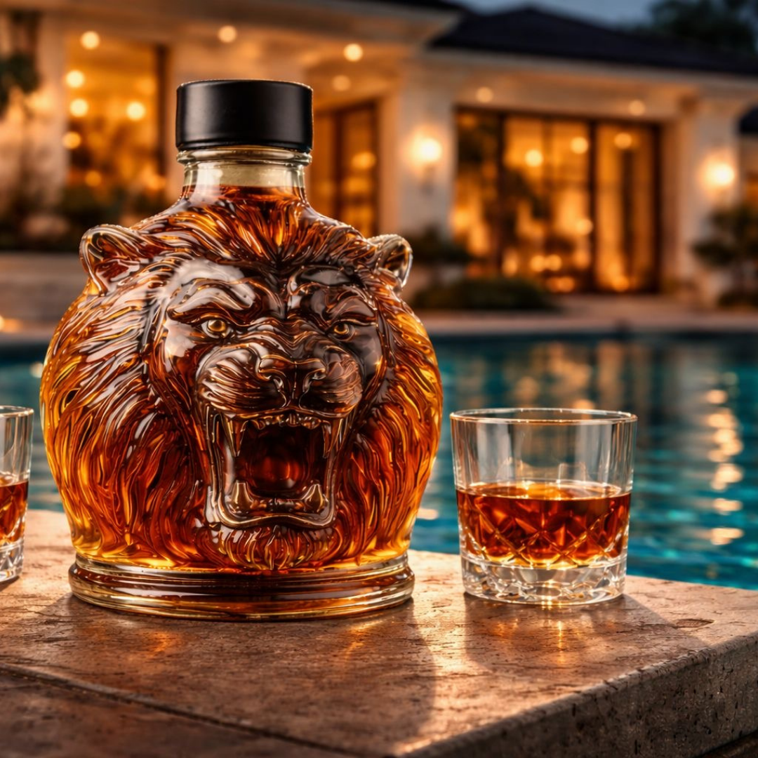 Whiskey steklenica - Lion Edition