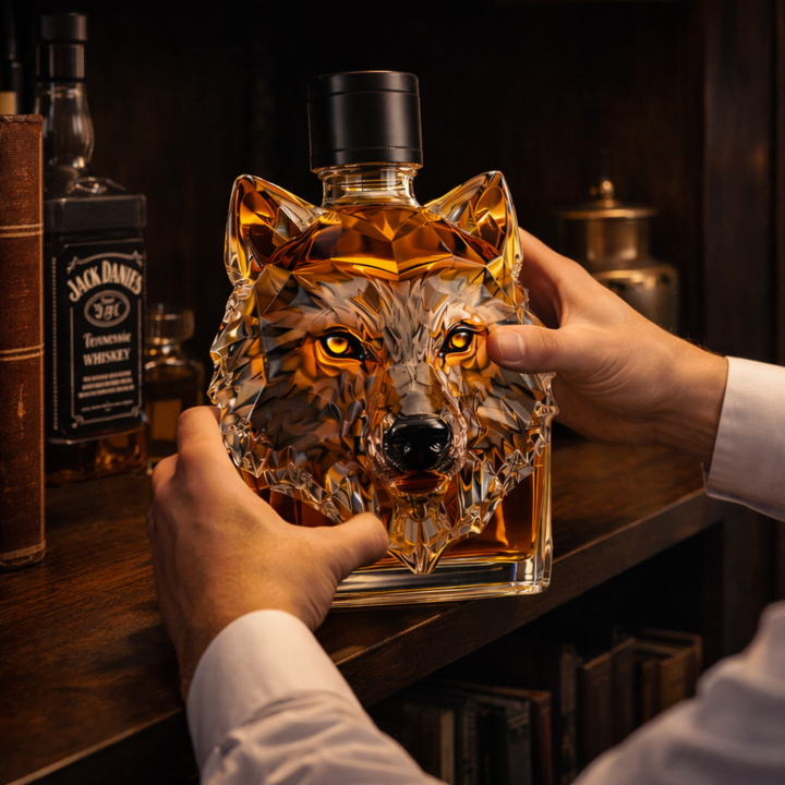 Whisky steklenica - Wolf Edicija