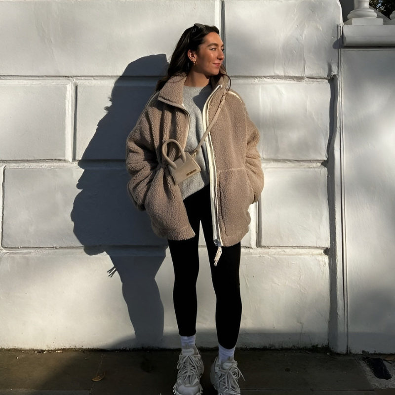 Karla – Mehka teddy jakna
