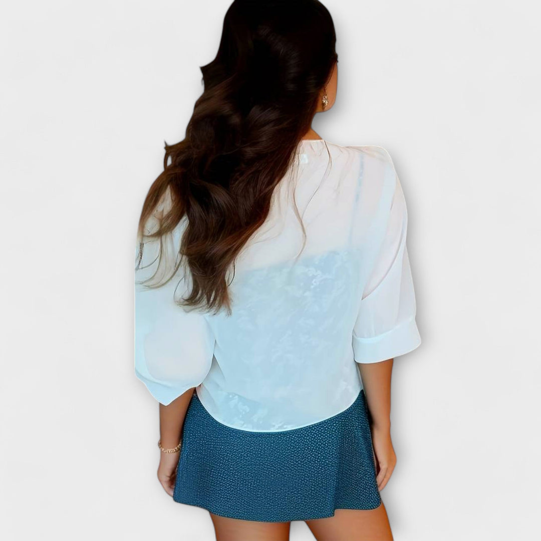 Olivia - Bluza z odprtim sprednjim delom