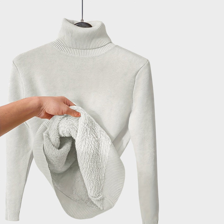 Kaja - Mehka Pulover s Turtleneck Ovratnikom