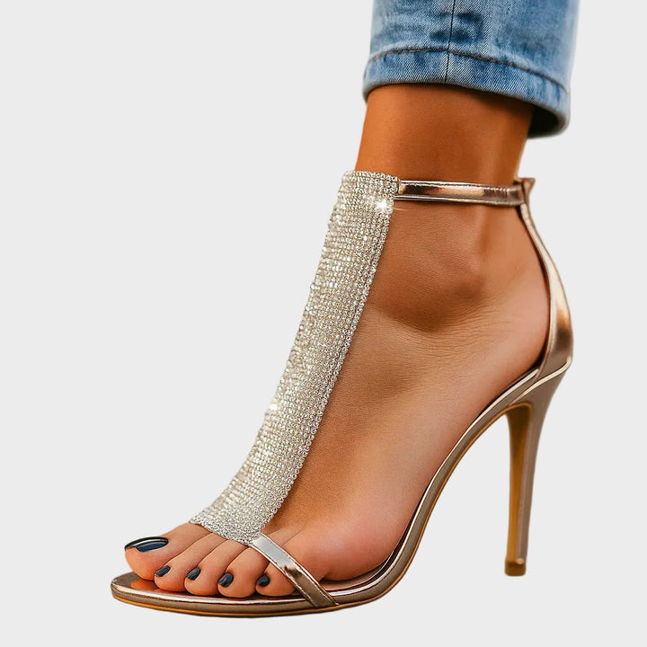 Elena – Elegantni Sandali z Visoko Peto