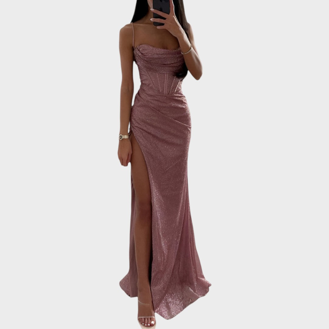 Nika - Elegantna Maxi Obleka